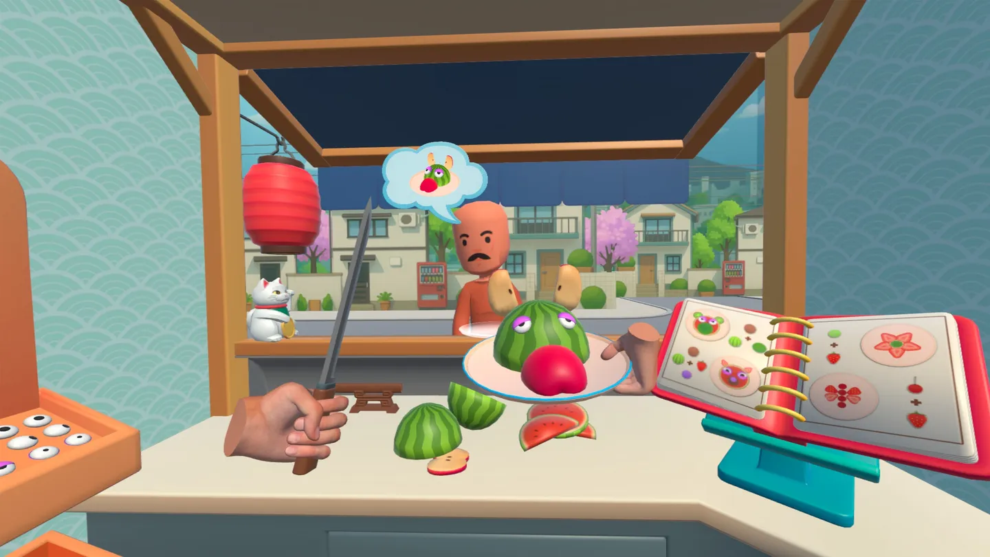 Meta Quest 游戏《烹饪忍者商店模拟器》Food Ninja Shop Simulator