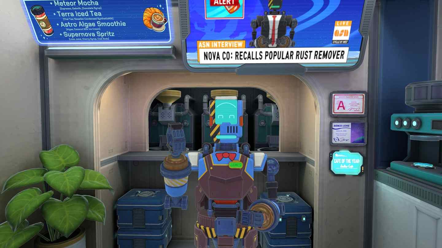 Meta Quest 游戏《恒星咖啡馆》Stellar Cafe