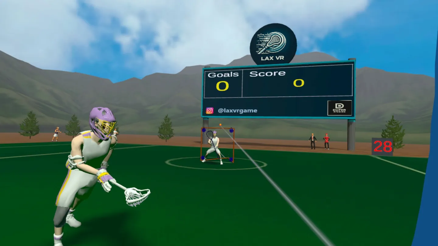Meta Quest 游戏《球员模拟》LAX VR