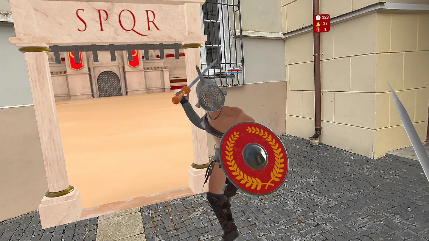 Meta Quest 游戏《角斗士之战：混合现实格斗》Gladiator Battle: Mixed Reality Fight
