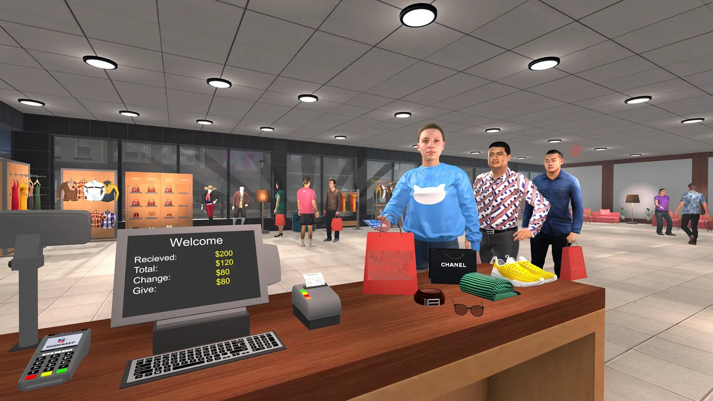 Meta Quest 游戏《时装店模拟器》Fashion Store Simulator Game