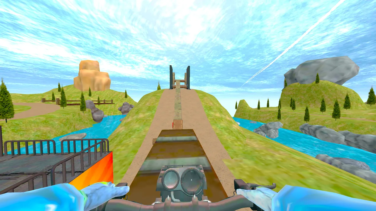Meta Quest 游戏《3D特技摩托车极限冲刺》3D Stunt Bike Extreme Rush VR Ride