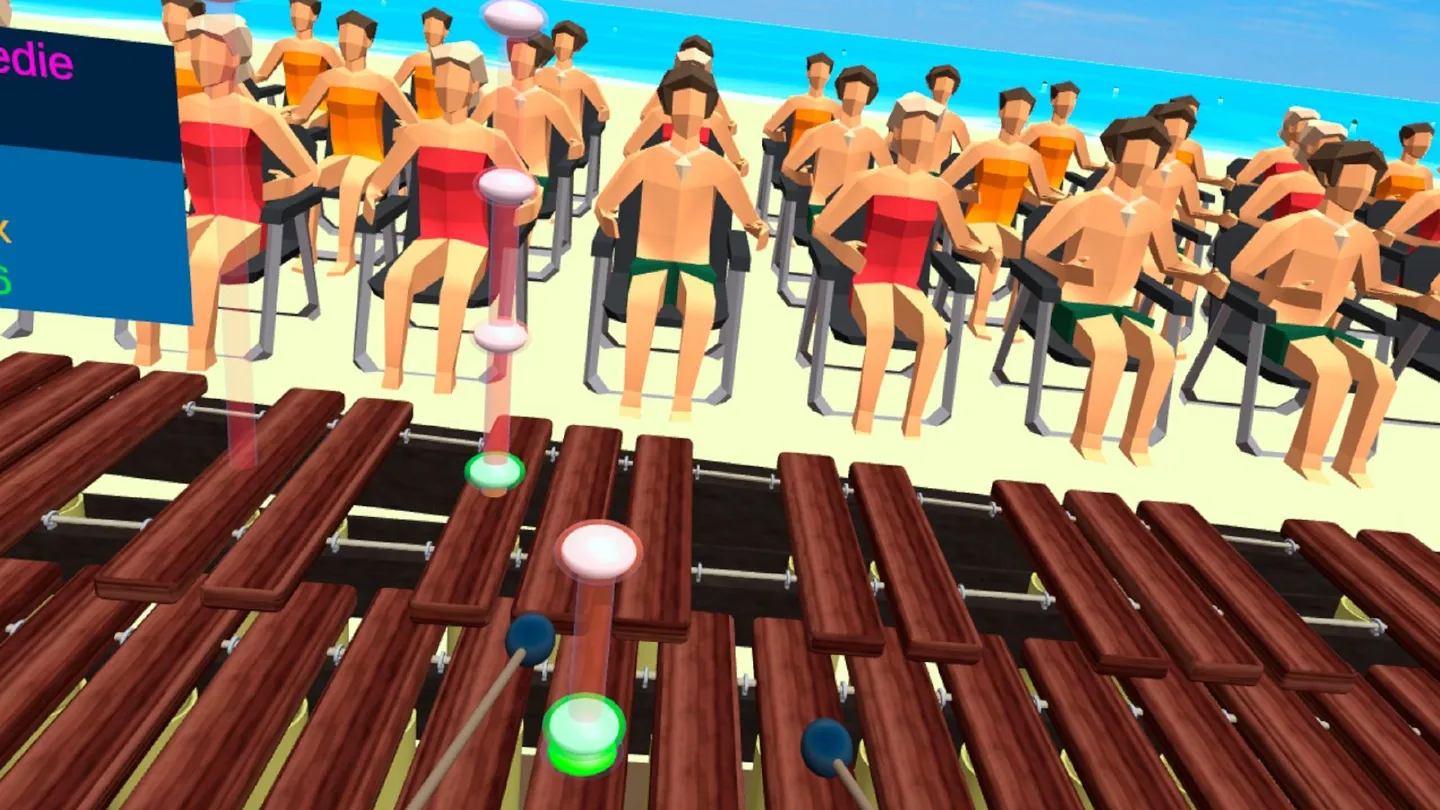 Meta Quest 游戏《马林巴 VR 凯德》Marimba VRCade