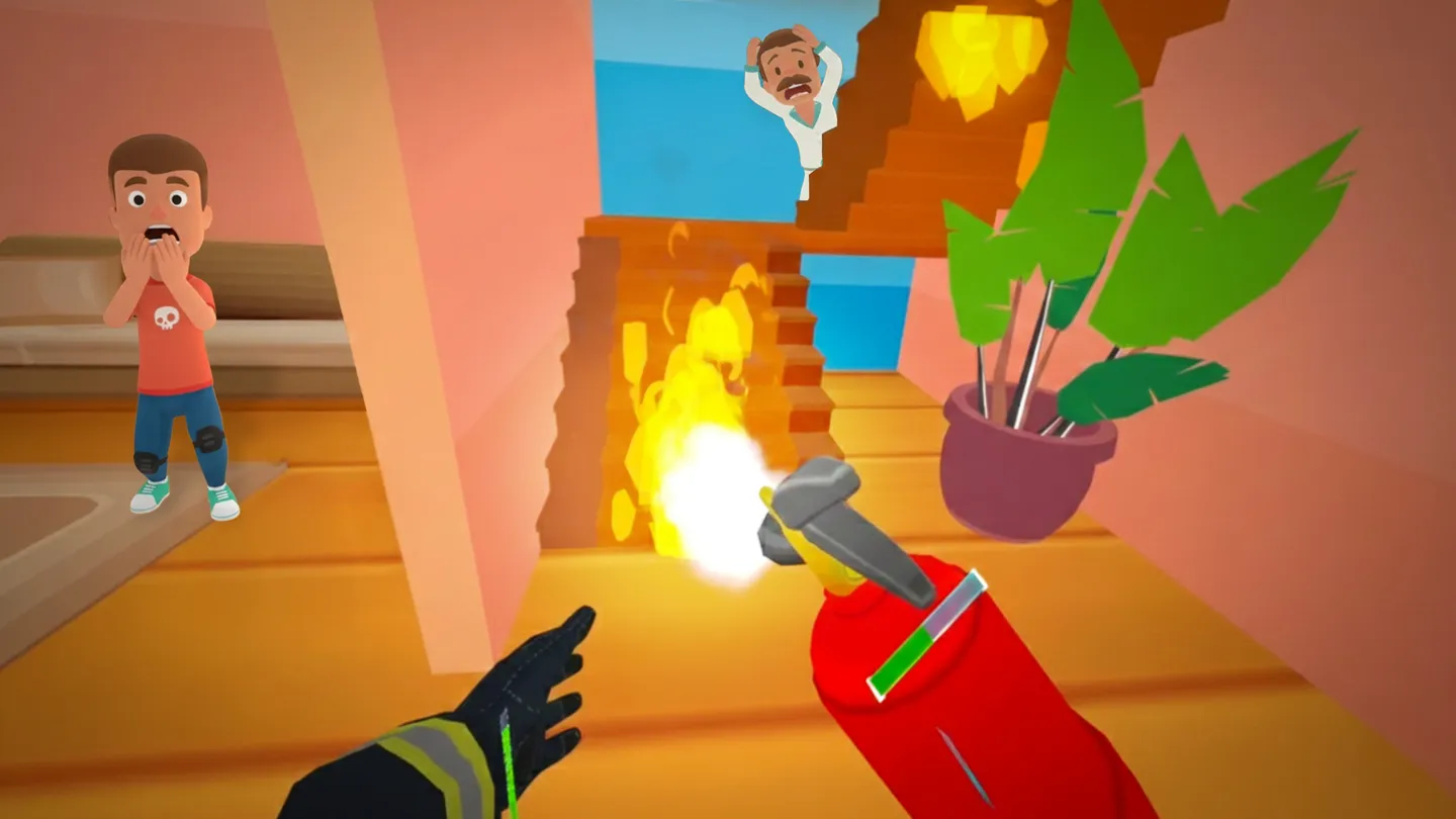 Meta Quest 游戏《我是消防员：职业模拟器 VR》I Am Fire Fighter: Job Simulator VR