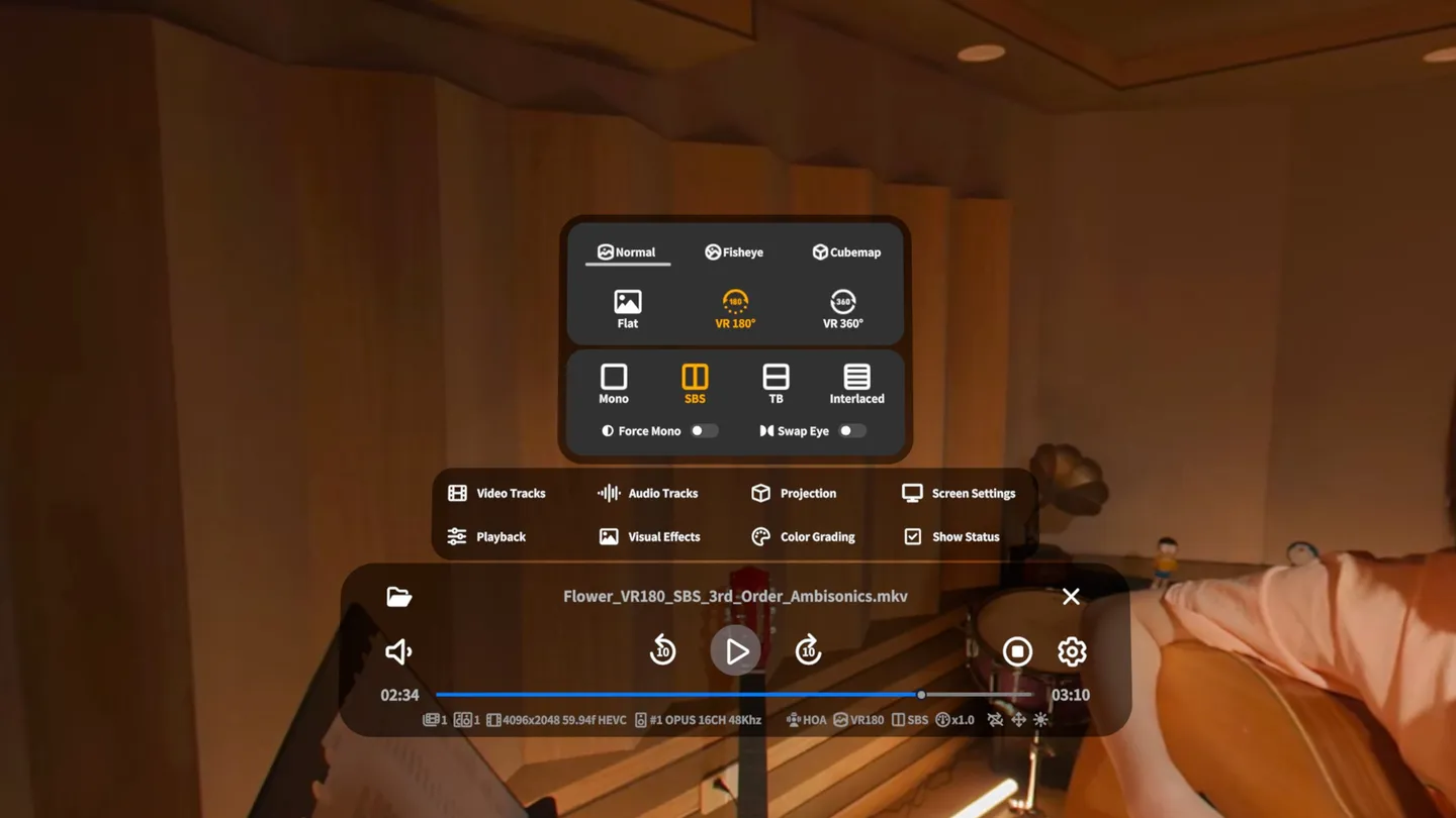 Meta Quest 工具《闪亮 视频播放器》Twinkle Video Player