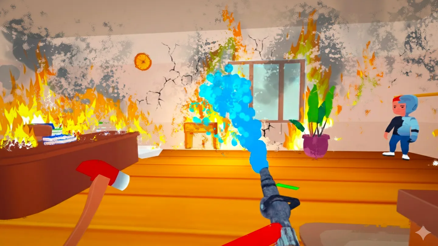Meta Quest 游戏《我是消防员：职业模拟器 VR》I Am Fire Fighter: Job Simulator VR
