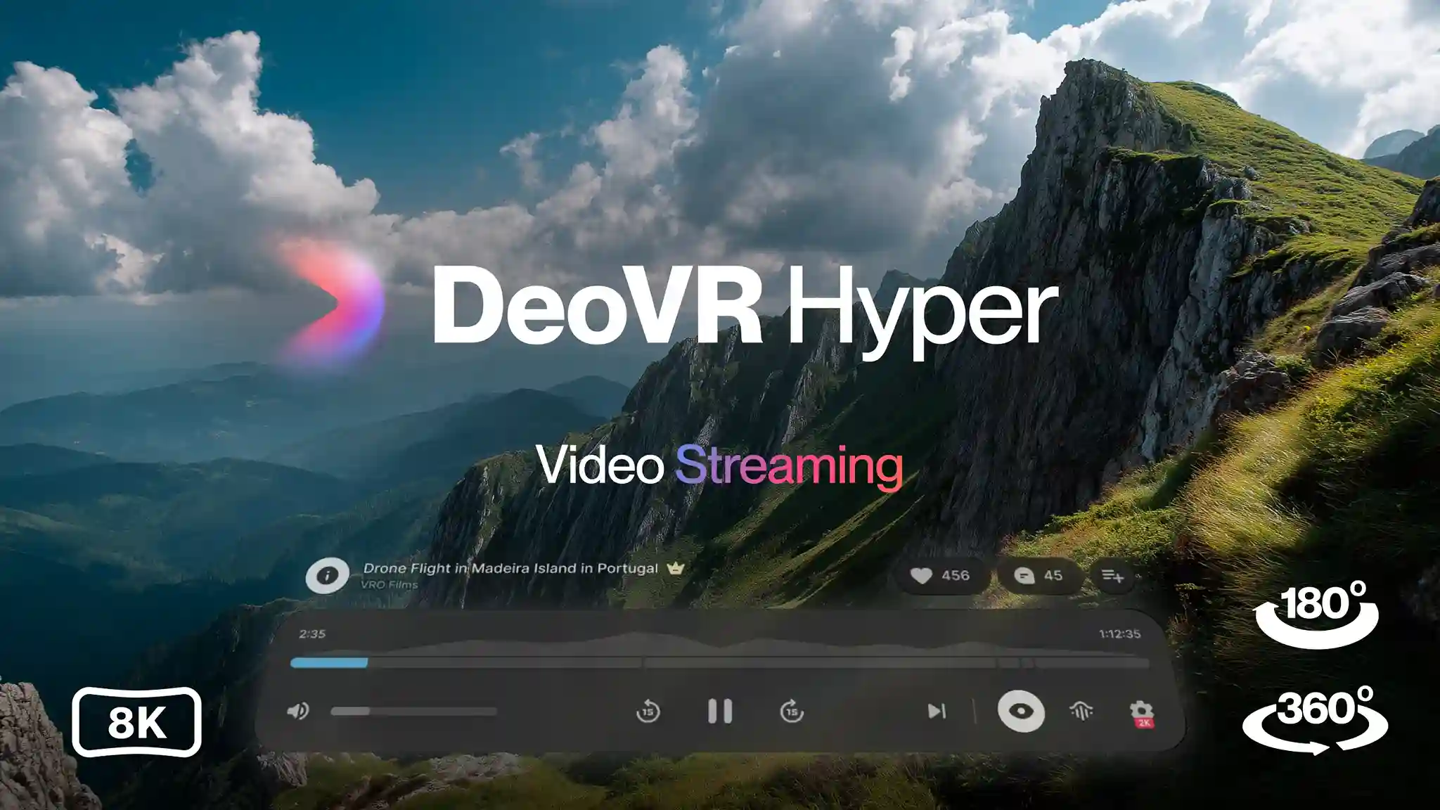 Meta Quest 游戏《DeoVR 超级播放器》Hyper DeoVR – VR Video Streaming