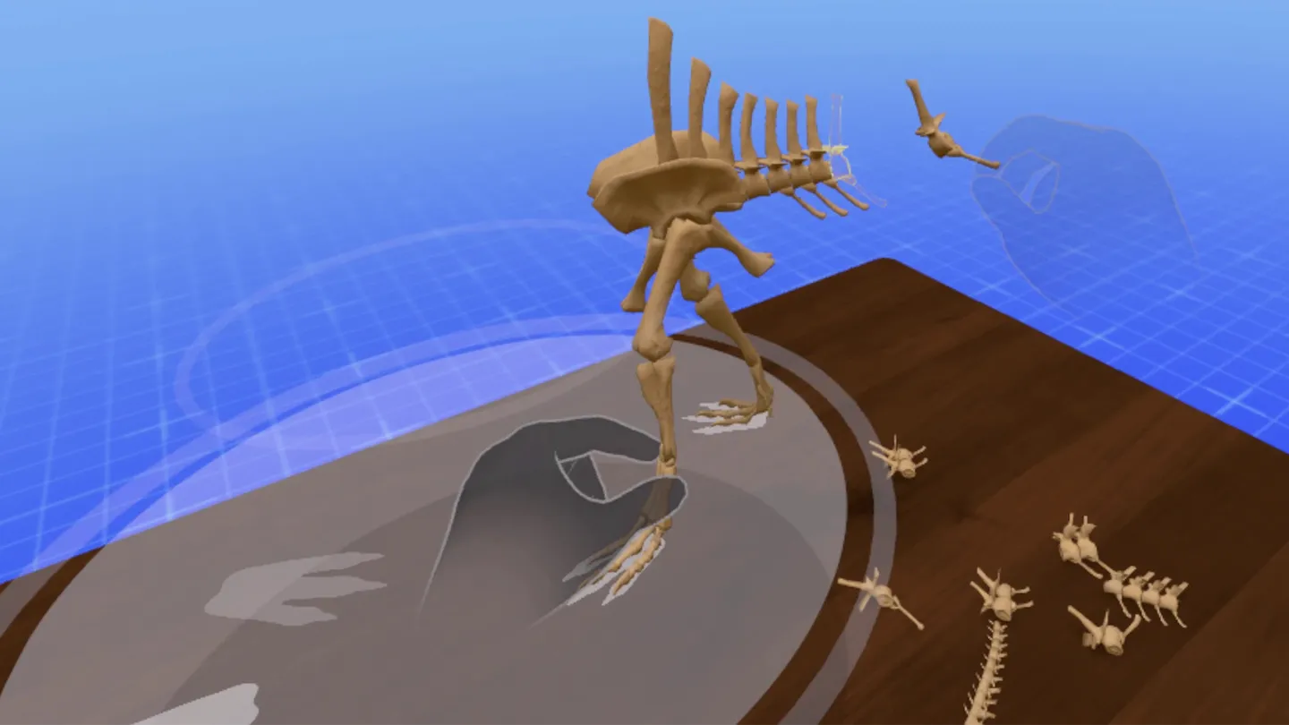 Meta Quest 游戏《拼接恐龙》Le Dino Labo