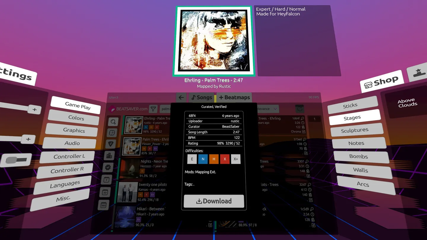 Meta Quest 游戏《击球手》Beat Bat