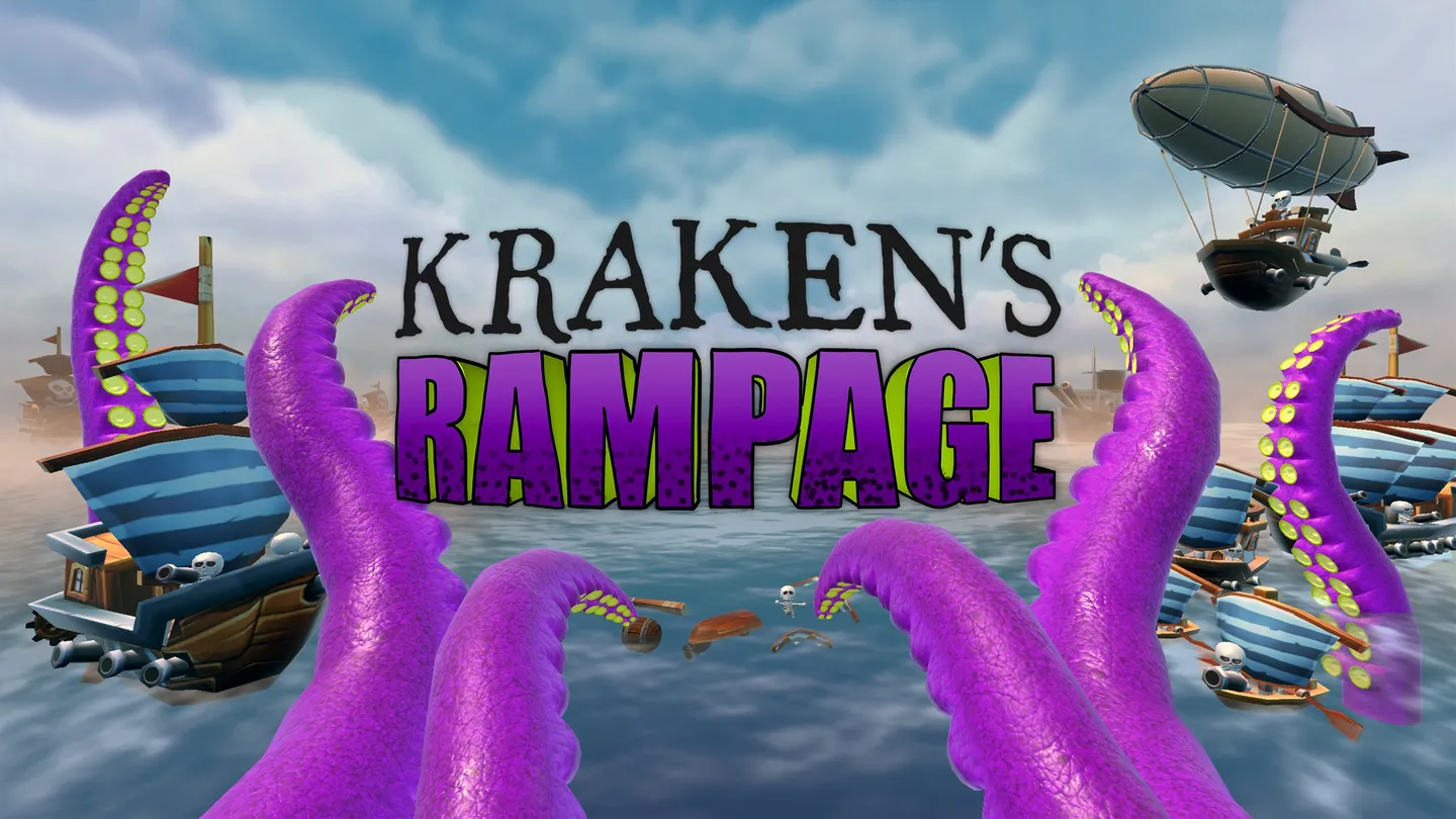 Meta Quest 游戏《暴走的海怪》Krakens Rampage