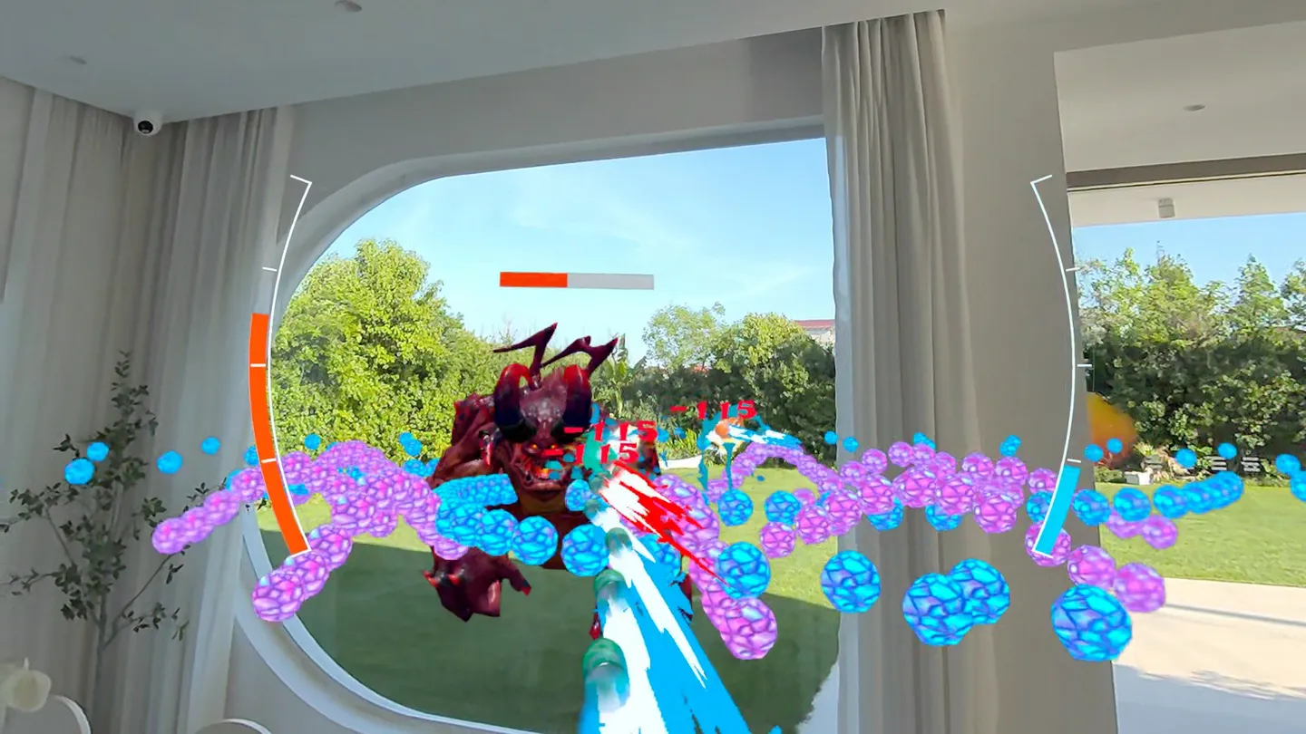 Meta Quest 游戏《弹幕地狱》Bullet Hell IRL