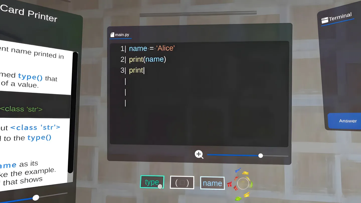 Meta Quest 游戏《编程谜题》Coding Puzzle