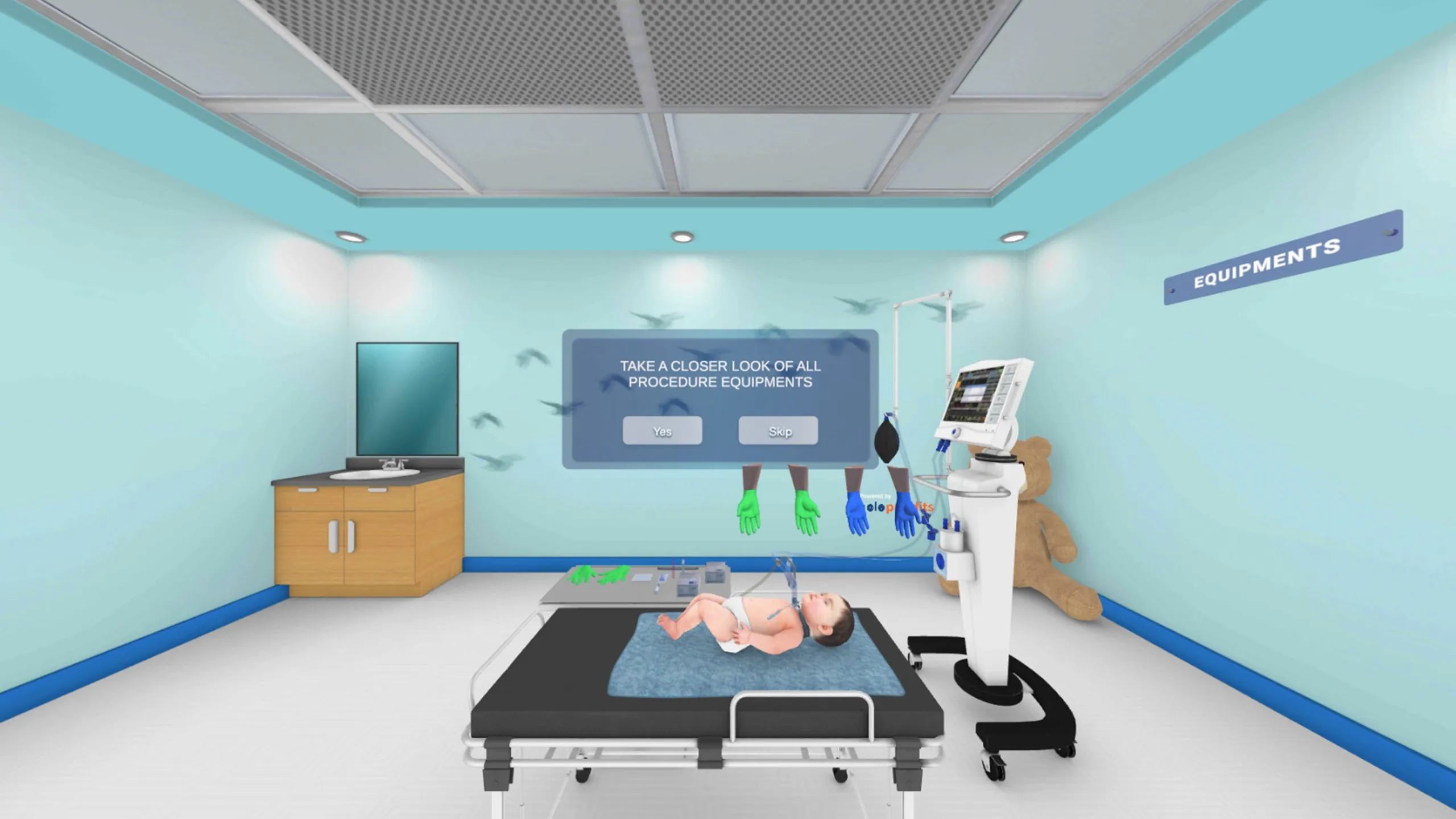 Meta Quest 游戏《气管切开固定带更换》Trach Tie Change – Infant