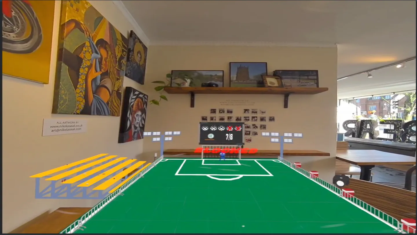Meta Quest 游戏《桌面点球大战》Tabletop Penalty Shootout