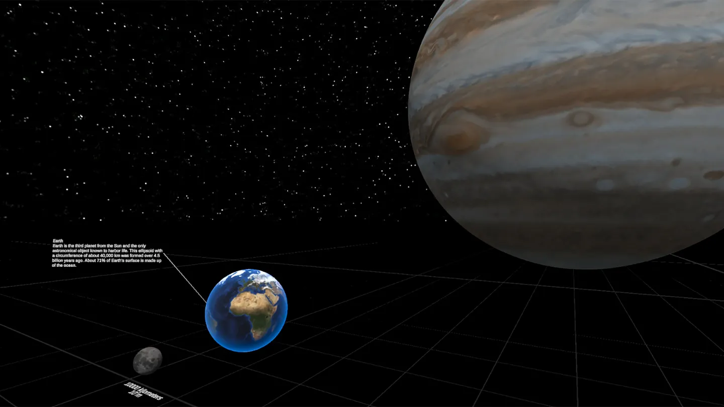 Meta Quest 游戏《宇宙大小比较》Universe Size Comparison