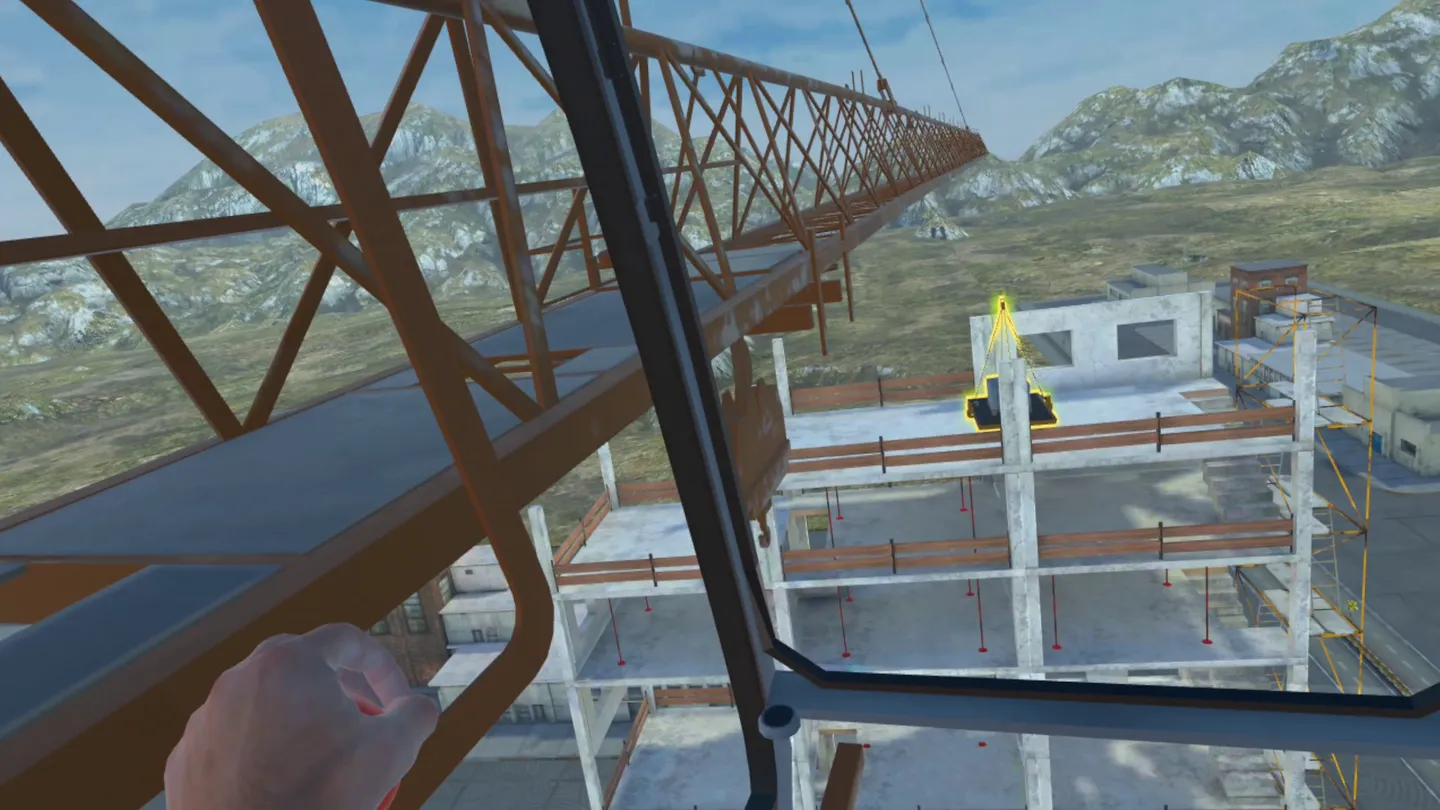 Meta Quest 游戏《塔式起重机模拟器》Tower Crane Simulator