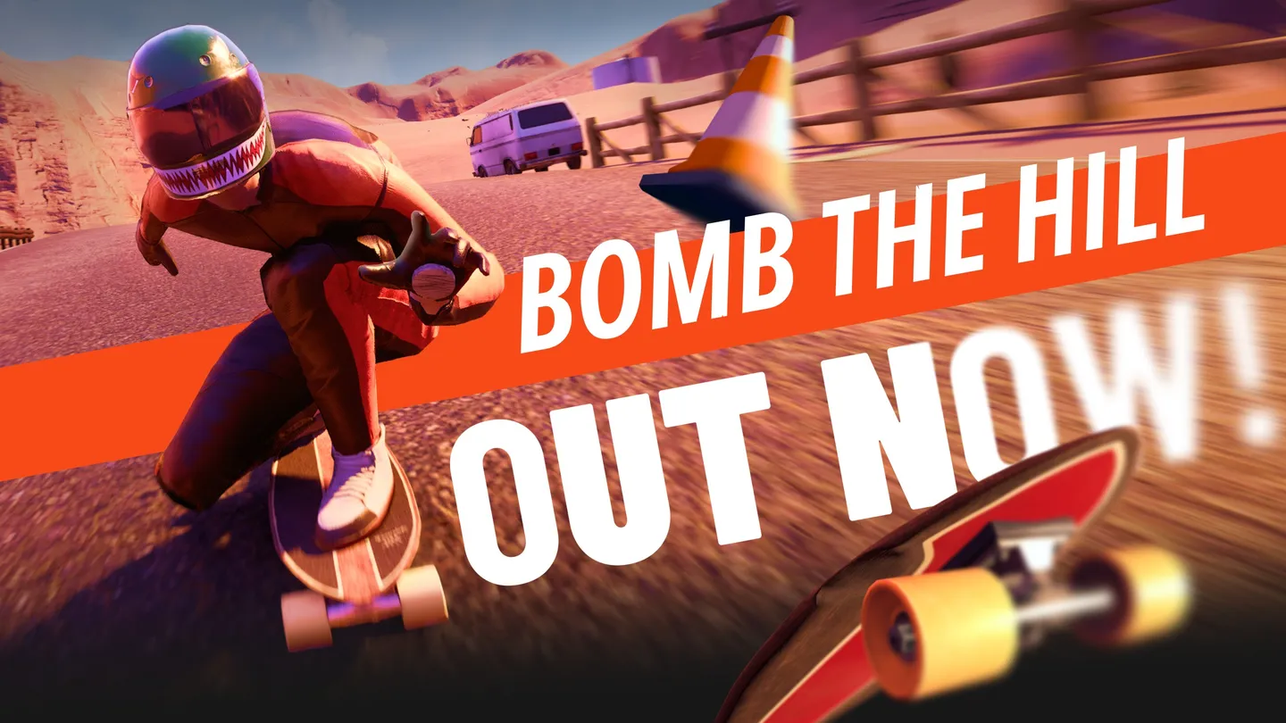 Meta Quest 游戏《极速冲坡:极限滑板》BOMB THE HILL: Extreme Skateboarding