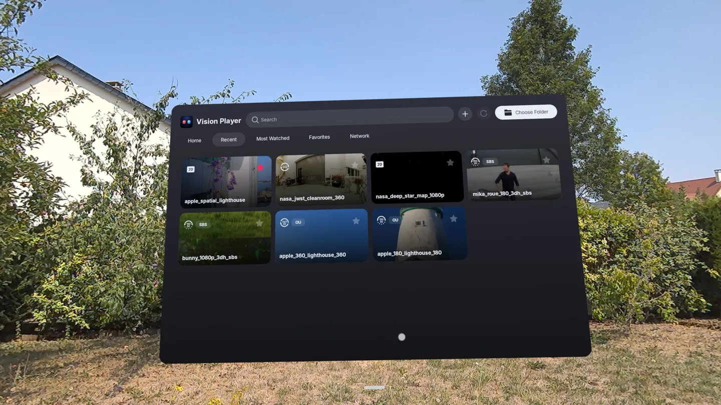 Meta Quest 游戏《视觉VR播放器》Vision Player Pro: VR Video Player