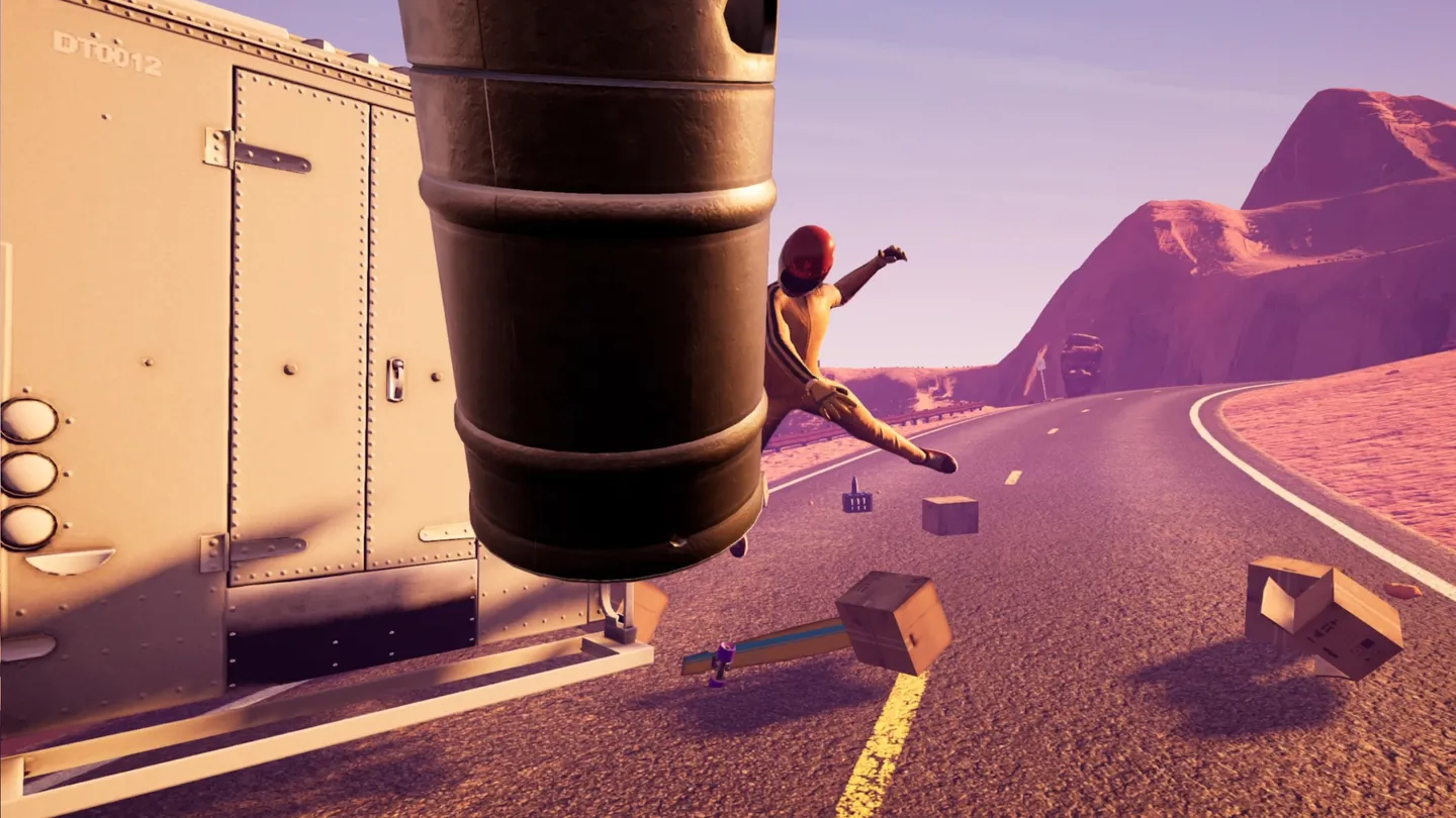 Meta Quest 游戏《极速冲坡:极限滑板》BOMB THE HILL: Extreme Skateboarding