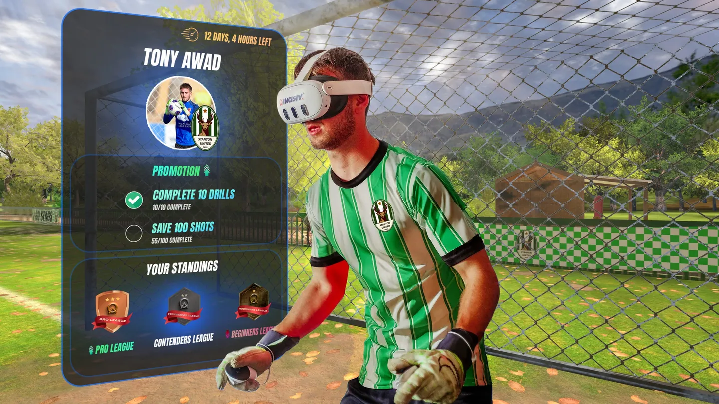 Meta Quest 游戏《零封足球2》CleanSheet Soccer 2