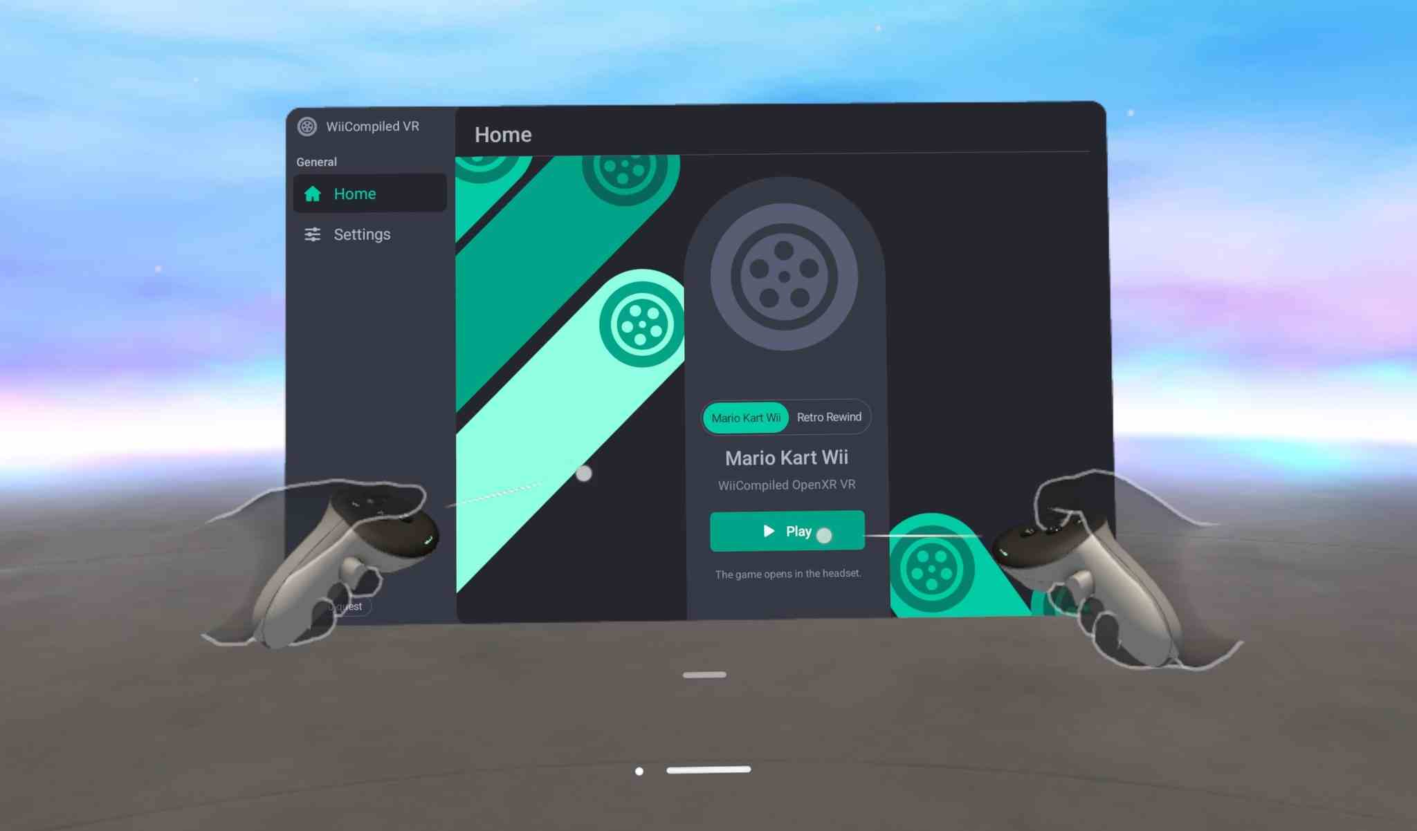 Meta Quest 游戏《马力欧卡丁车》Mario Kart Wii VR