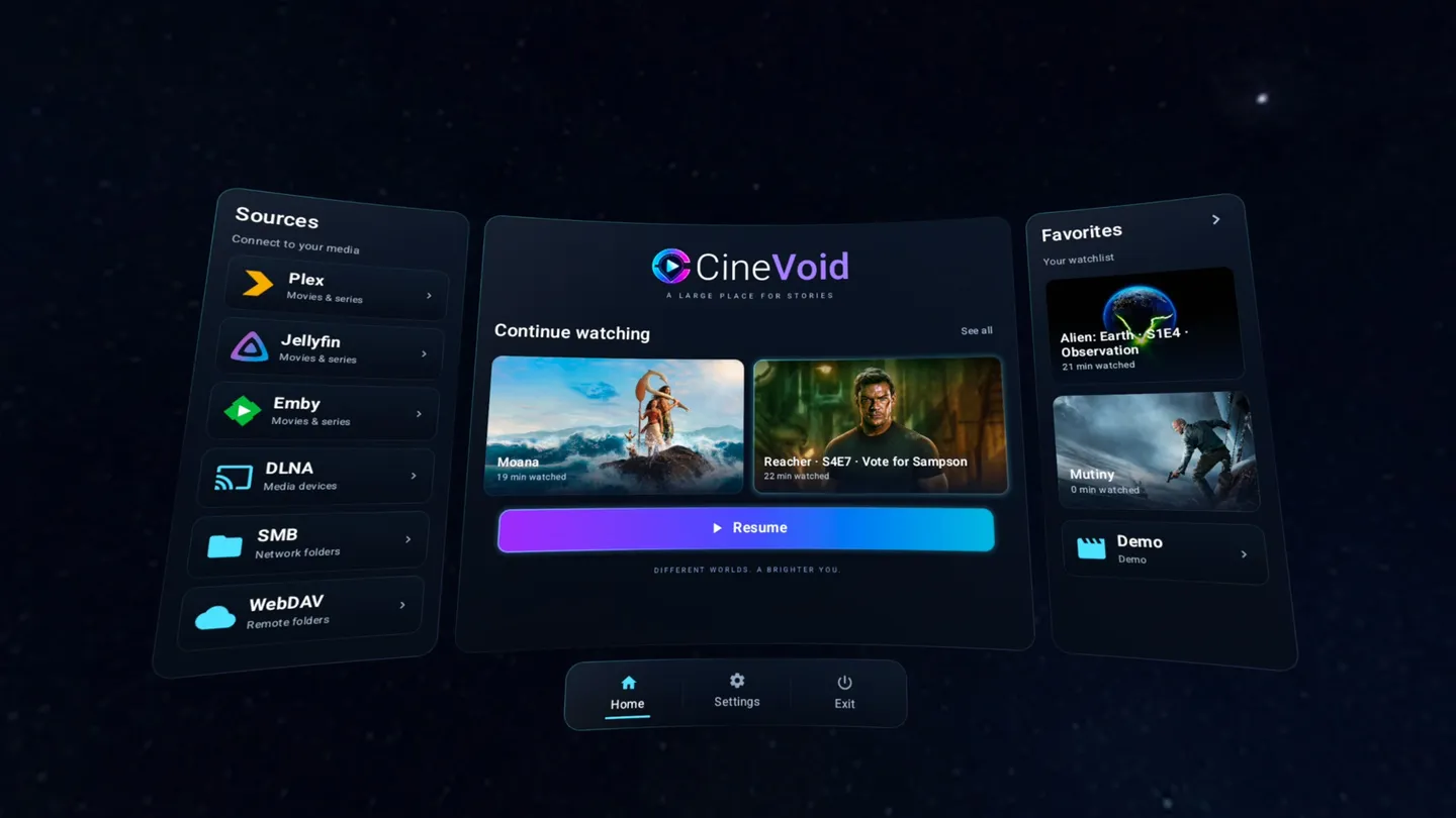Meta Quest 游戏《CineVoid VR 媒体播放器》CineVoid VR Media Player