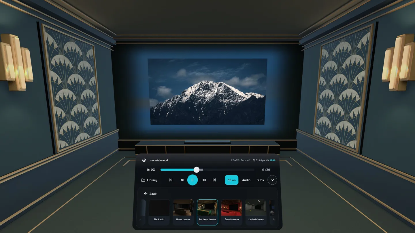 Meta Quest 工具《深度 3D 视频播放器》Depthray 3D Video Player