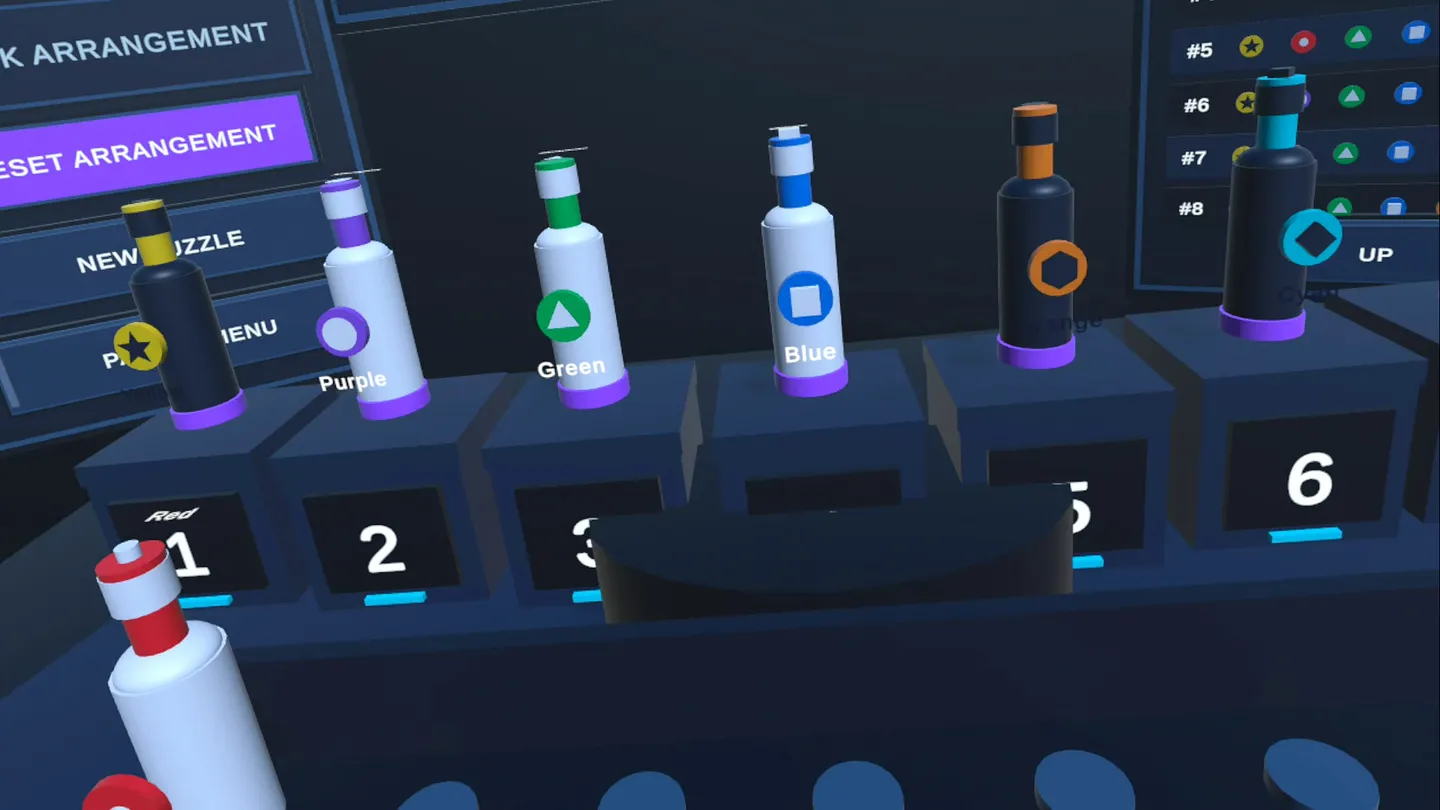 Meta Quest 游戏《色彩宝库 隐藏瓶子》Color Vault VR: Hidden Bottles