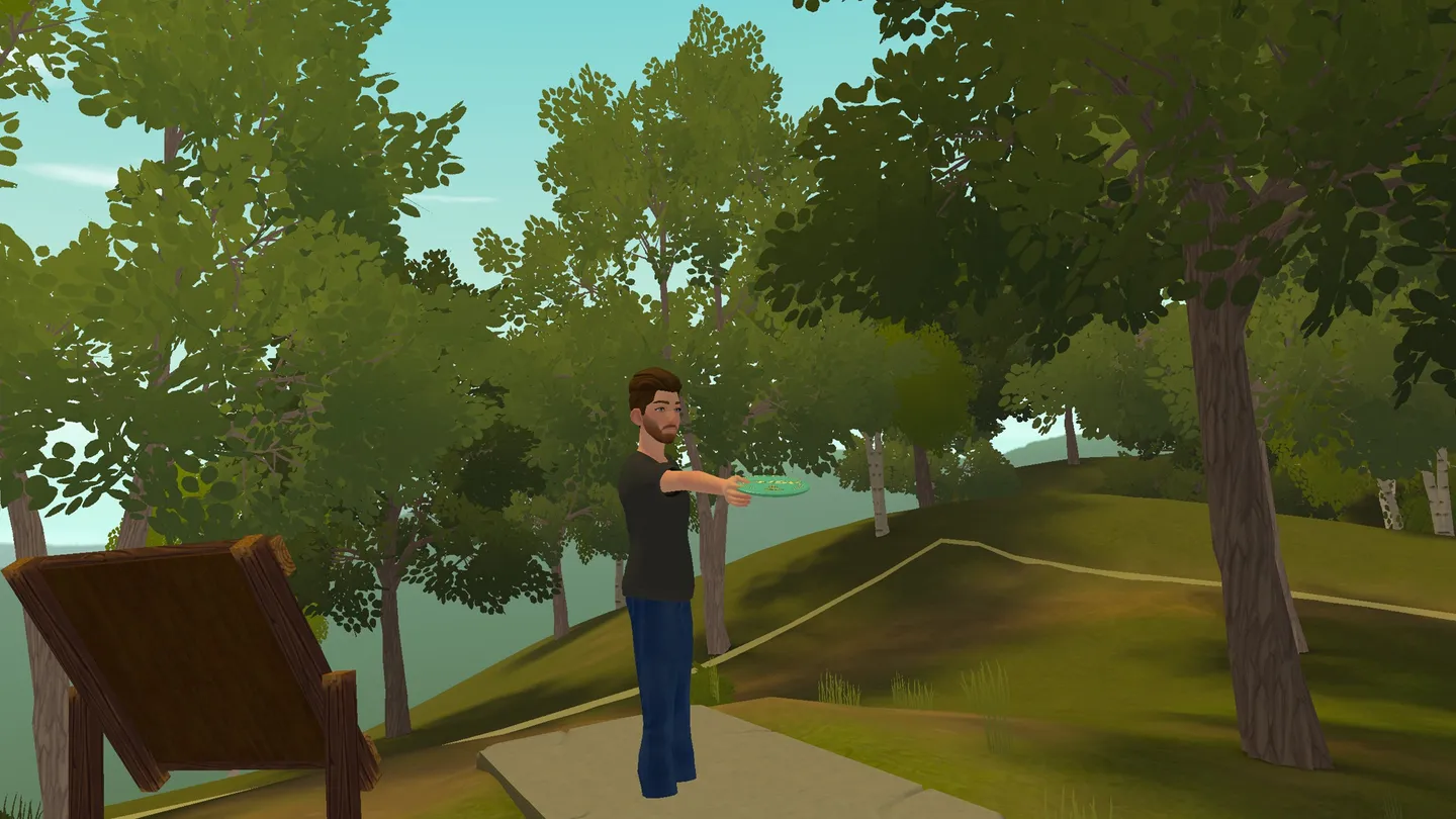 Meta Quest 游戏《飞盘高尔夫谷 VR》Disc Golf Valley VR