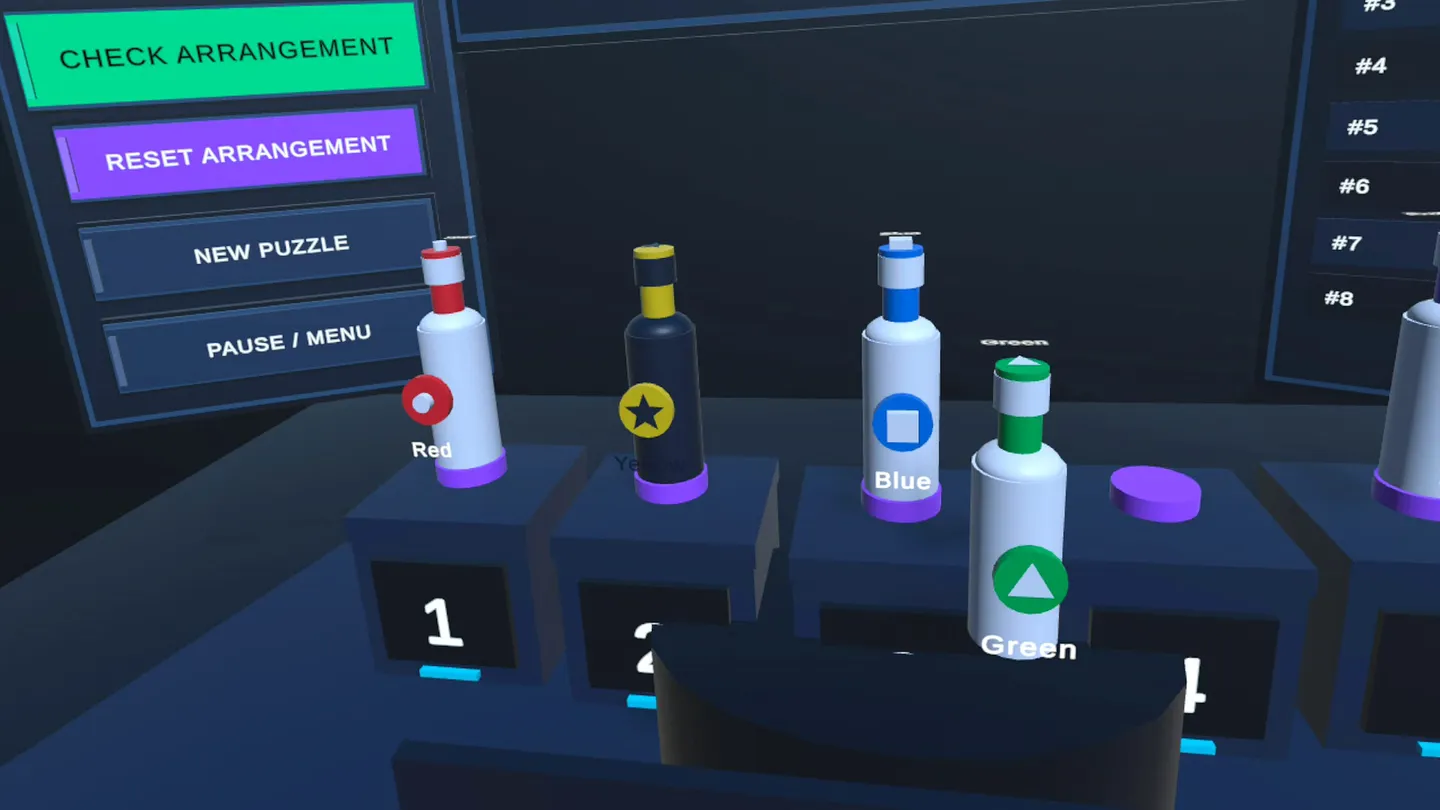 Meta Quest 游戏《色彩宝库 隐藏瓶子》Color Vault VR: Hidden Bottles