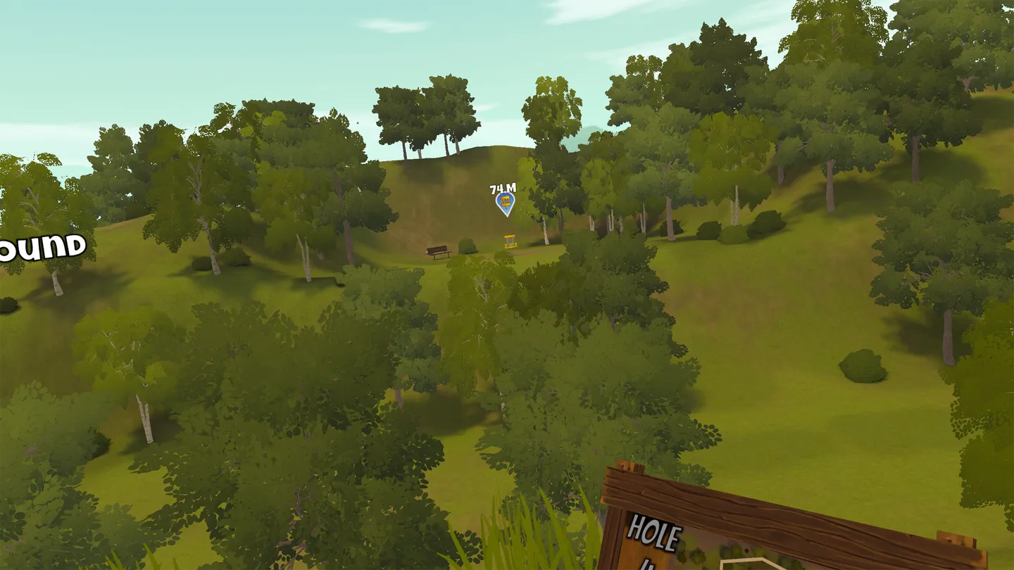 Meta Quest 游戏《飞盘高尔夫谷 VR》Disc Golf Valley VR