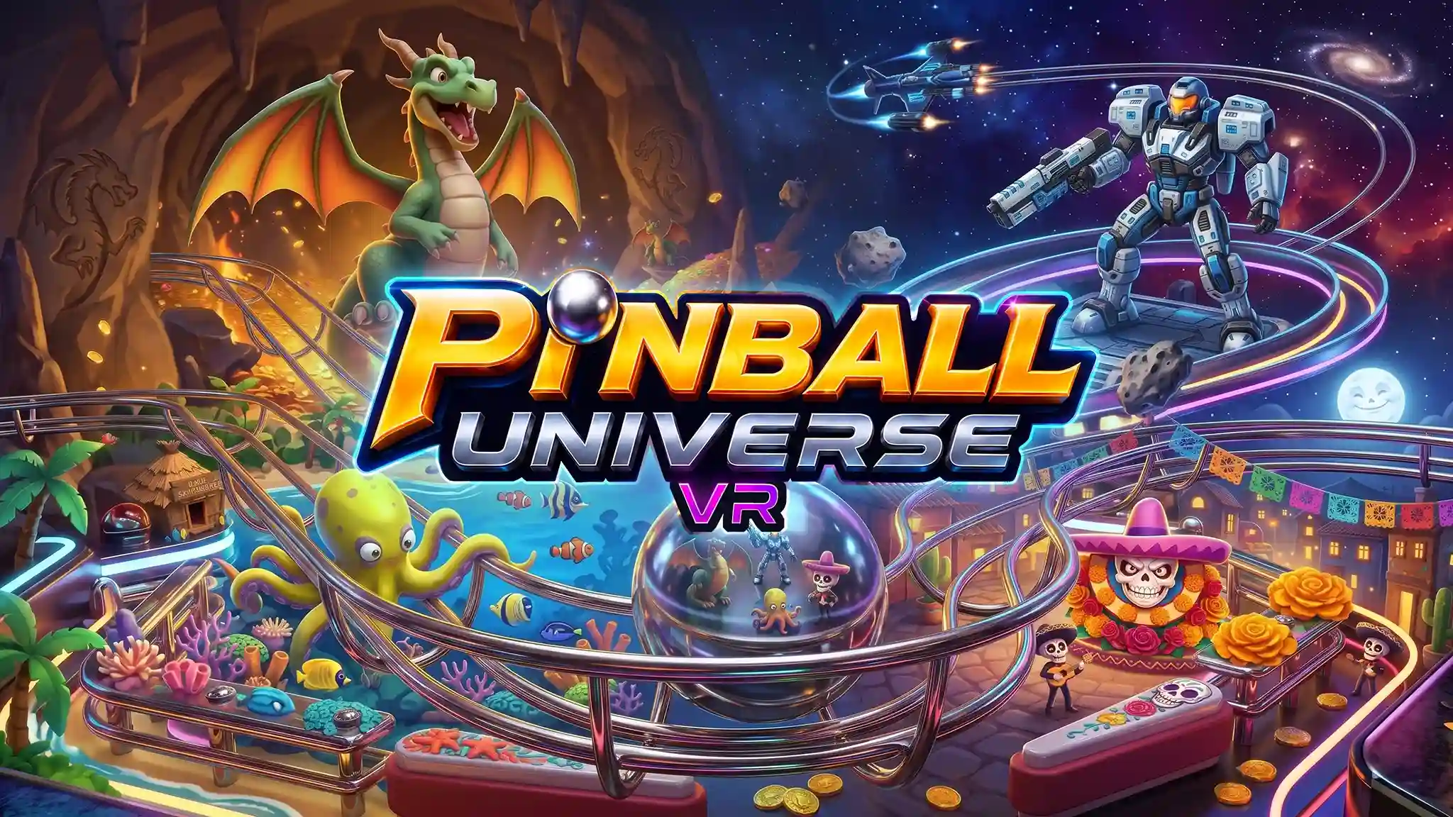 Meta Quest 游戏《弹球宇宙 VR》Pinball Universe VR
