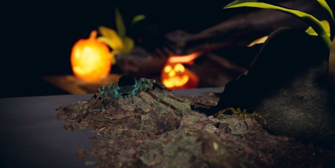 Oculus Quest 游戏《蜘蛛体验》Relaxed spiders experience