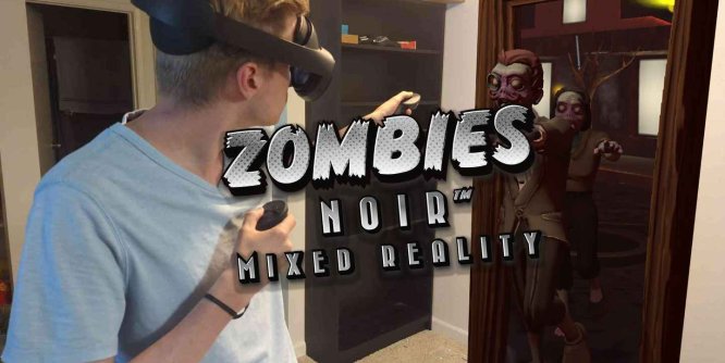 Oculus Quest 游戏《黑城丧尸:混合现实》Zombies Noir: Mixed Reality