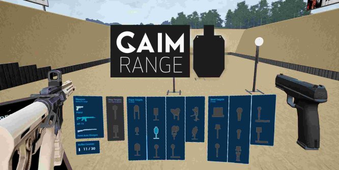 Oculus Quest 游戏《射击靶场》GAIM Range