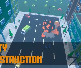 Oculus Quest 游戏《城市毁灭》City Destruction