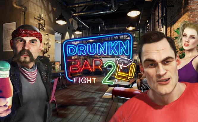 Oculus Quest 游戏《酒吧打架 2》Drunkn Bar Fight 2