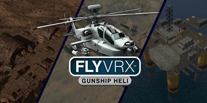 Meta Quest 游戏《军用武装直升机战争》FlyVRX – Military Gunship Helicopter War