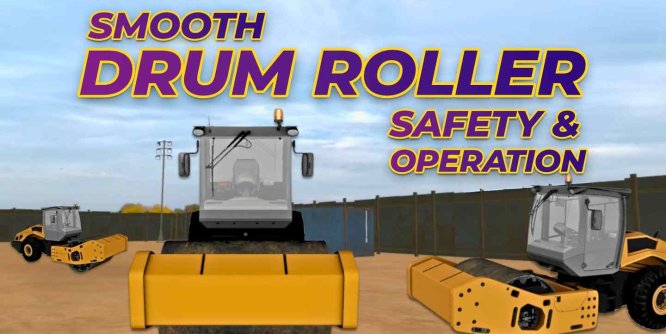 Meta Quest 游戏《滚筒压路机操作指南》Smooth Drum Roller Safety and Operation