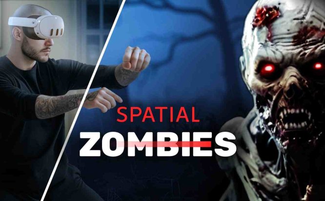 Meta Quest 游戏《空间僵尸》Spatial Zombies