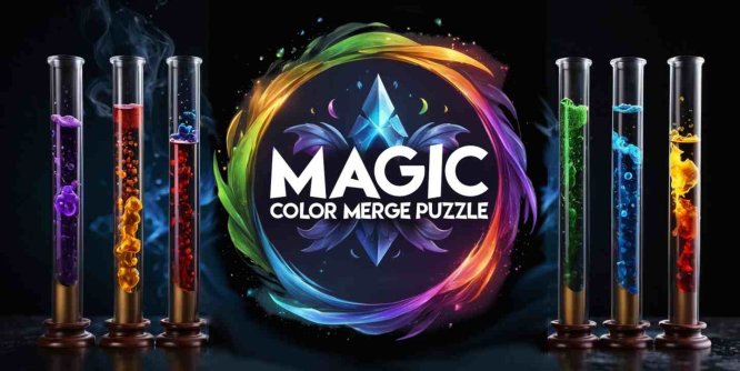 Meta Quest 游戏《魔法色彩合并拼图》Magic Color Merge Puzzle
