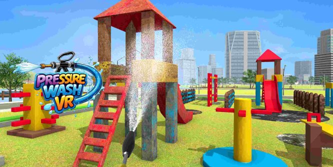 Meta Quest 游戏《高压清洗 VR：清洗乐趣》Pressure Wash VR ASMR Power Washer Fun