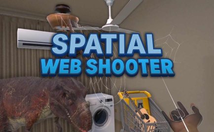 Meta Quest 游戏《空间蛛网射击》Spatial Web Shooter