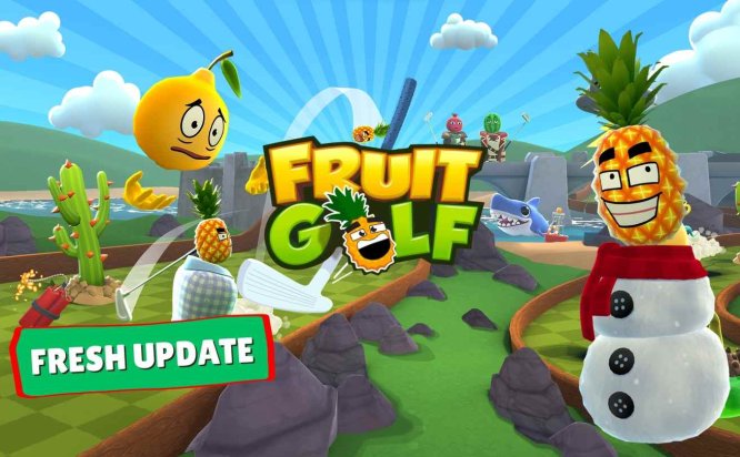 Meta Quest 游戏《水果高尔夫》Fruit Golf