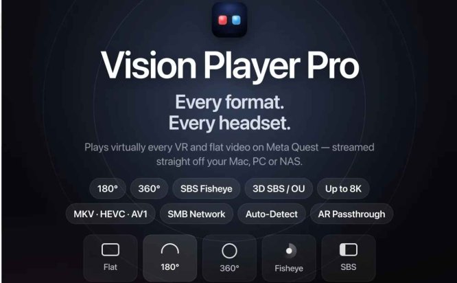 Meta Quest 游戏《视觉VR播放器》Vision Player Pro: VR Video Player